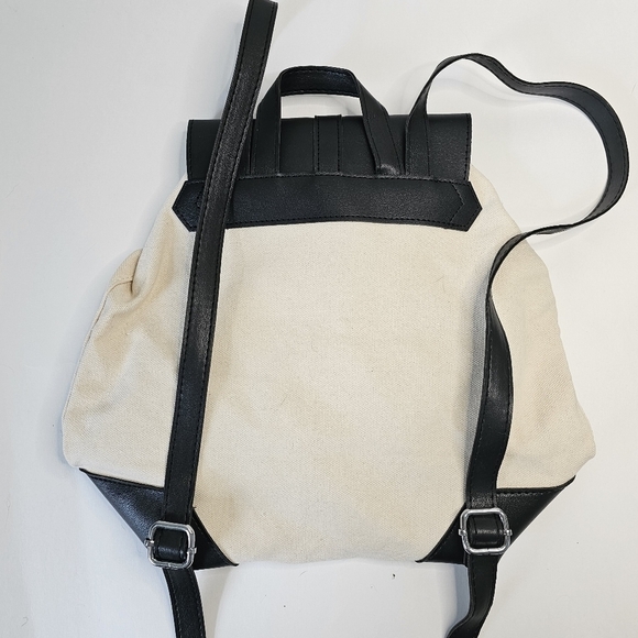 Deux Lux Demi Canvas / Vegan Leather Backpack - Picture 4 of 9